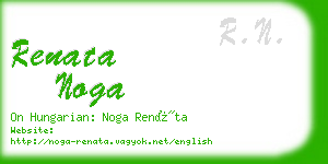 renata noga business card